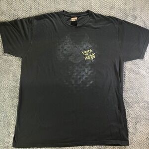 Harley Davidson T Shirt Black 2XL Graphic Tee Men's "Poundin the Pavement"